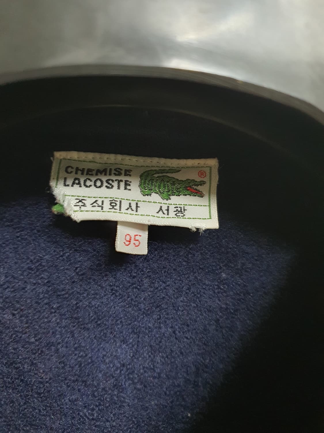 라코스테 클래식 여성 울 크롭 스웨터 XS 상품이미지3