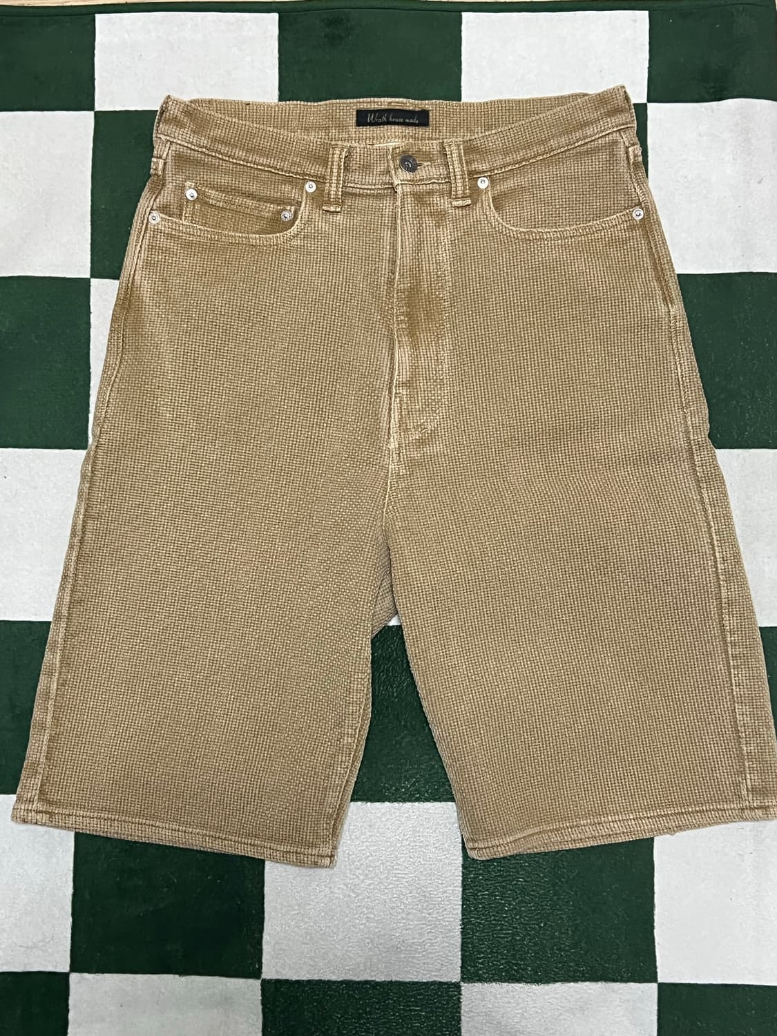 뤠쓰 사시코 쇼츠 카멜 상품이미지1