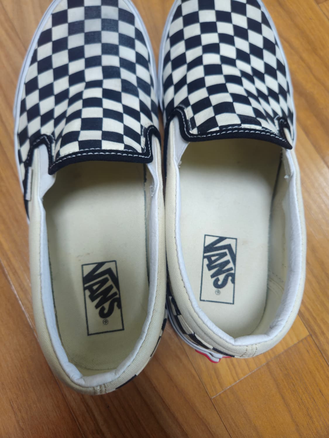 반스 체커보드 슬립온 블랙/화이트 280 상품이미지2