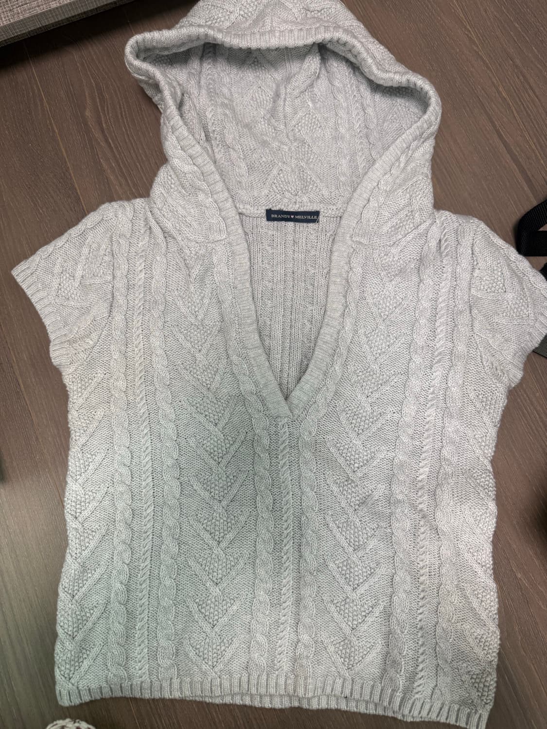 브랜디멜빌 후드 니트 상품이미지1