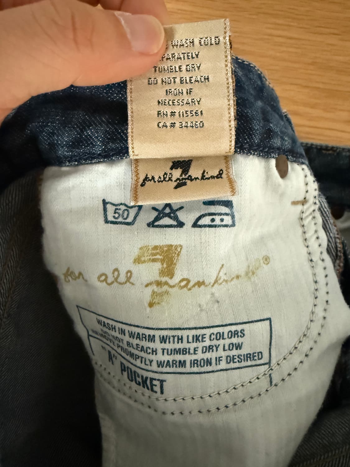 세븐진7(SEVEN JEANS 7) 부츠컷 데님(U.S.A) 상품이미지8