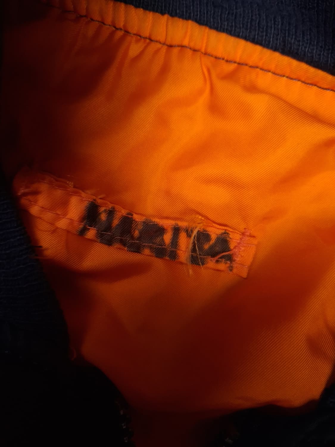 오리지날 미국제조 알파사 미공군 민수용 MA-1 항공자켓 상품이미지7