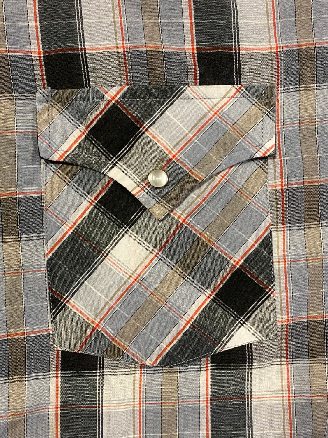 포켓 1/2 체크 셔츠 (Man XL) 상품이미지6