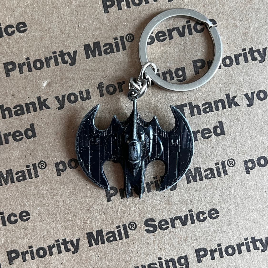 90s vtg Batman Batwing Keyring 상품이미지1