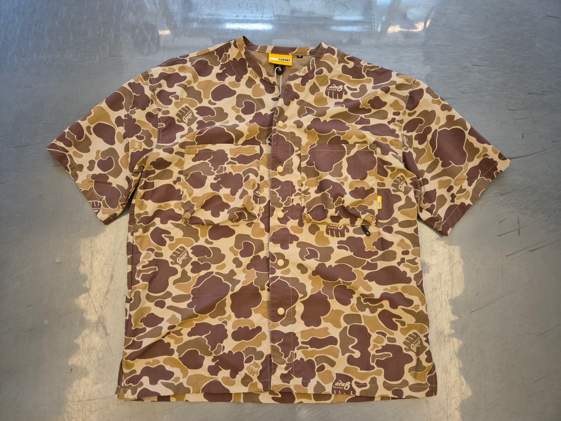 그립스와니 덕카모 나일론 베이스볼 셔츠 상품이미지1