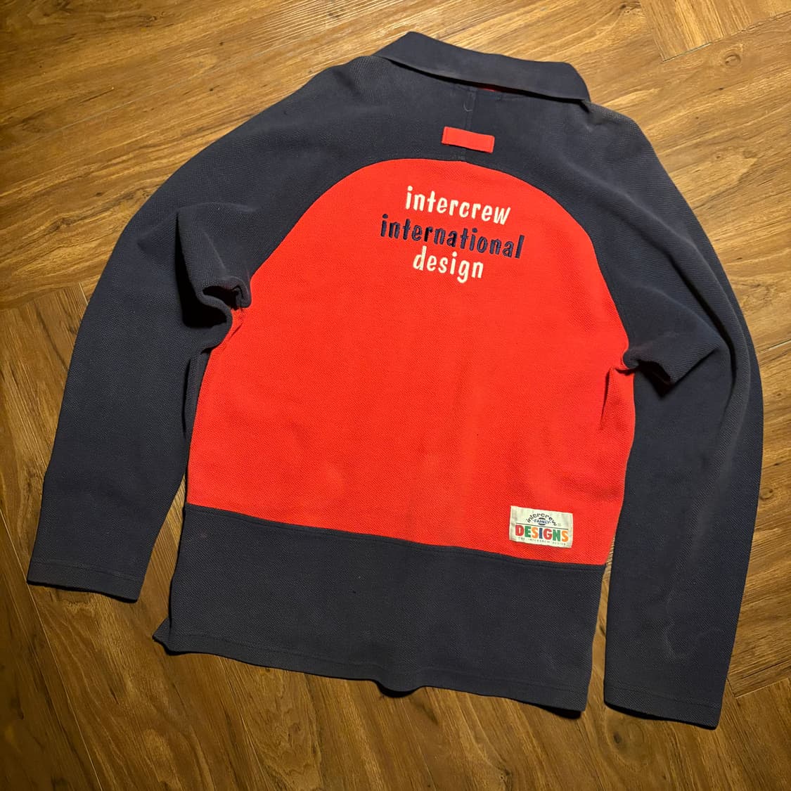 90s intercrew logo block color sweat 상품이미지6