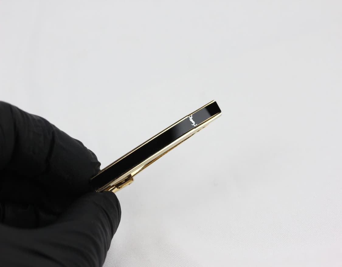 입생로랑 B+등급 5cm 남자 명품 넥타이핀 빈티지 상품이미지6