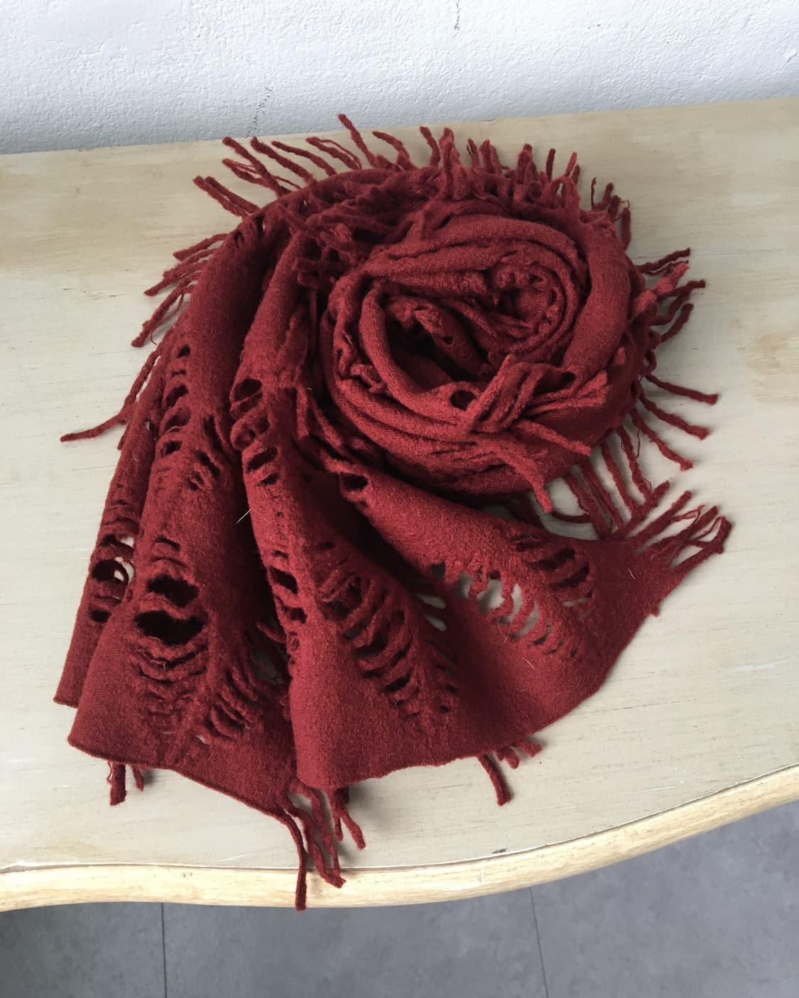 punching fringe muffler 상품이미지1