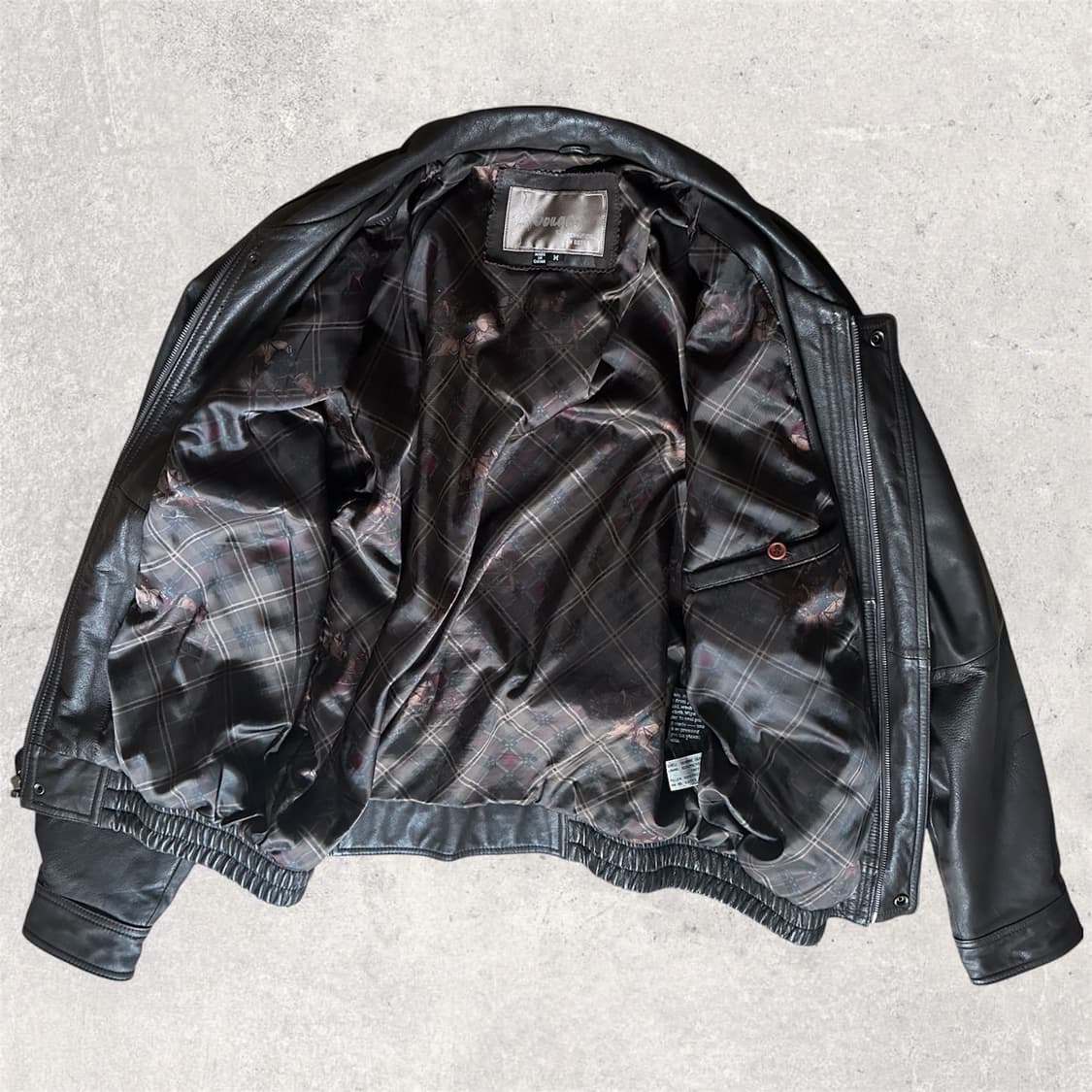 쿠거 인터네셔널 리얼레더 봄버 자켓 DARK BROWN M 상품이미지5