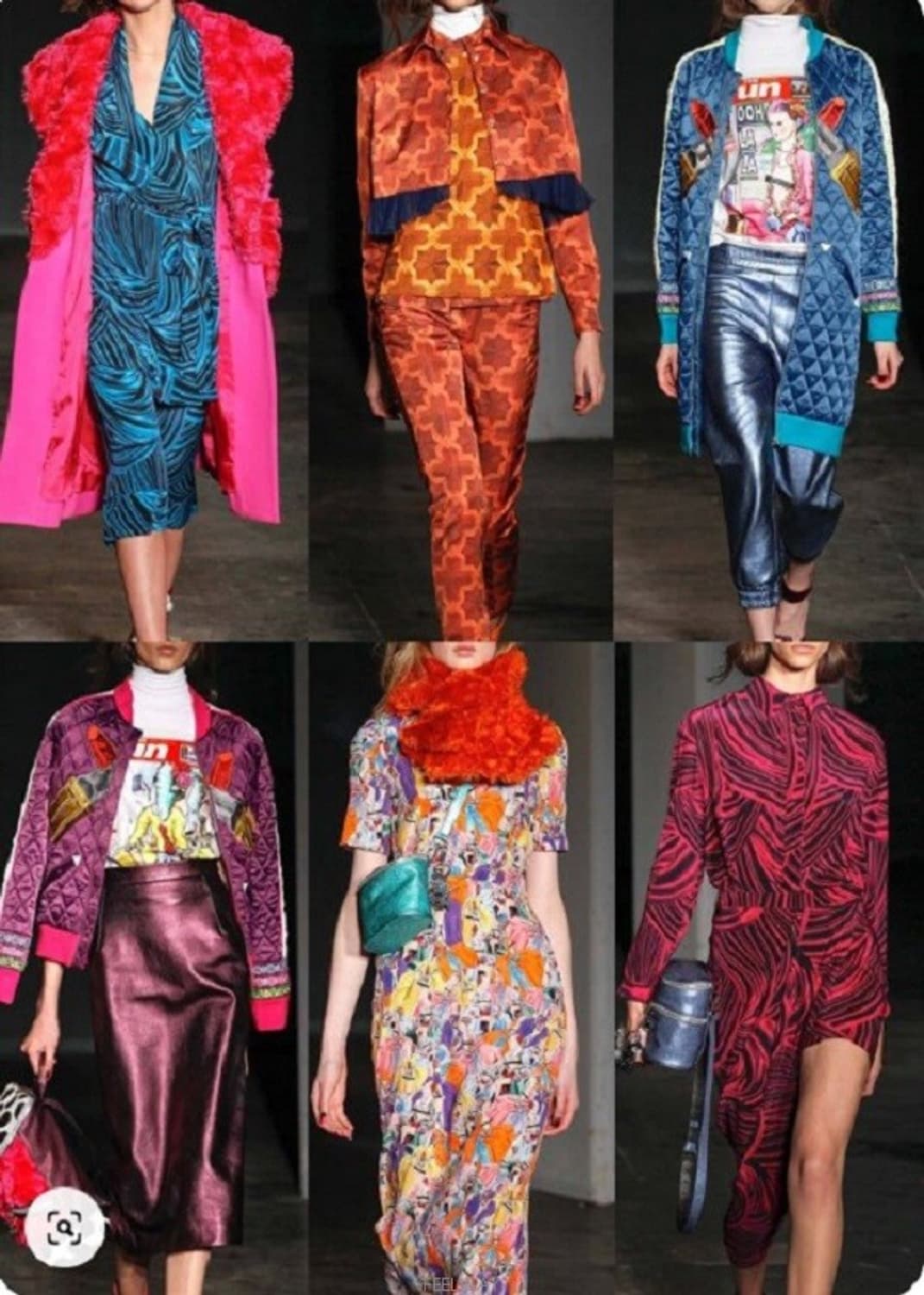 중고명품 특가세일~랑방 (LANVIN 정품)화려한 레드컬러 실크스카프 머 상품이미지3