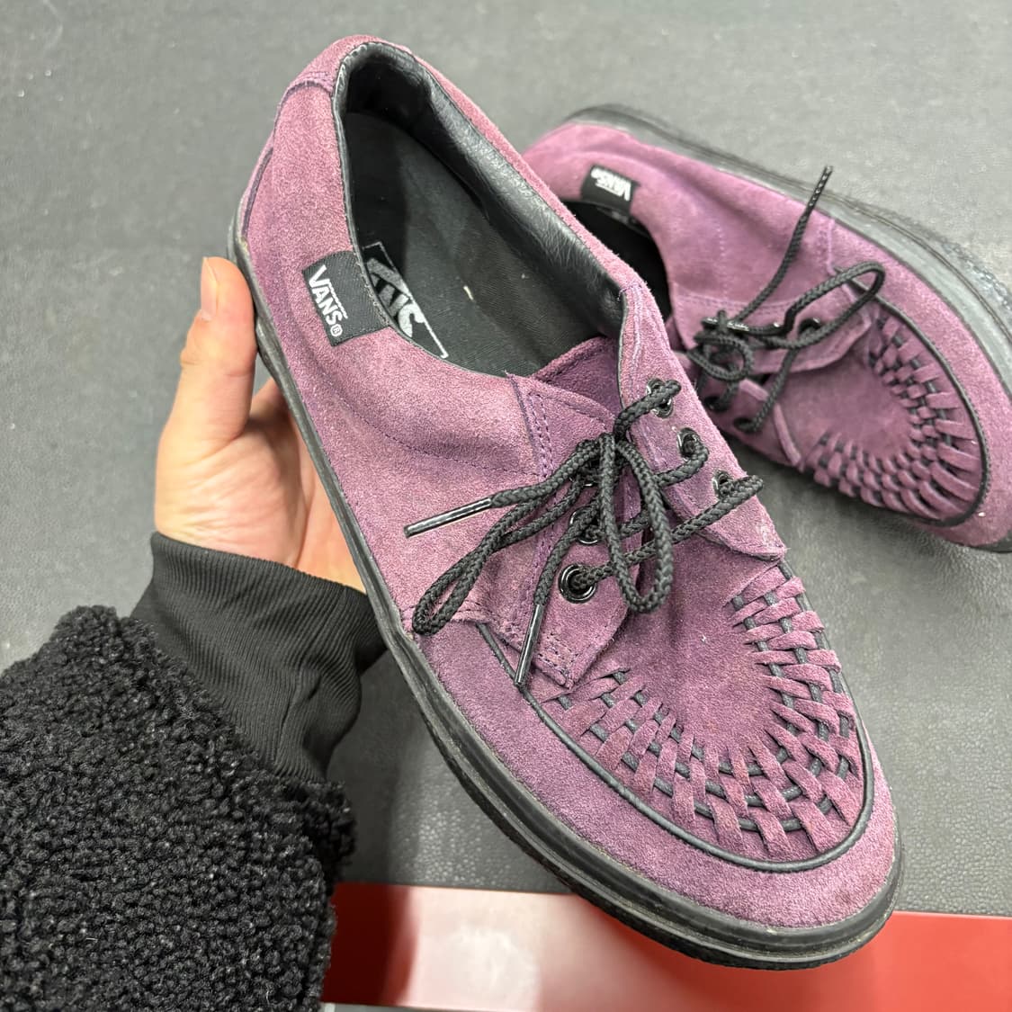 (260)00s반스스웨이드클리퍼퍼플 상품이미지2