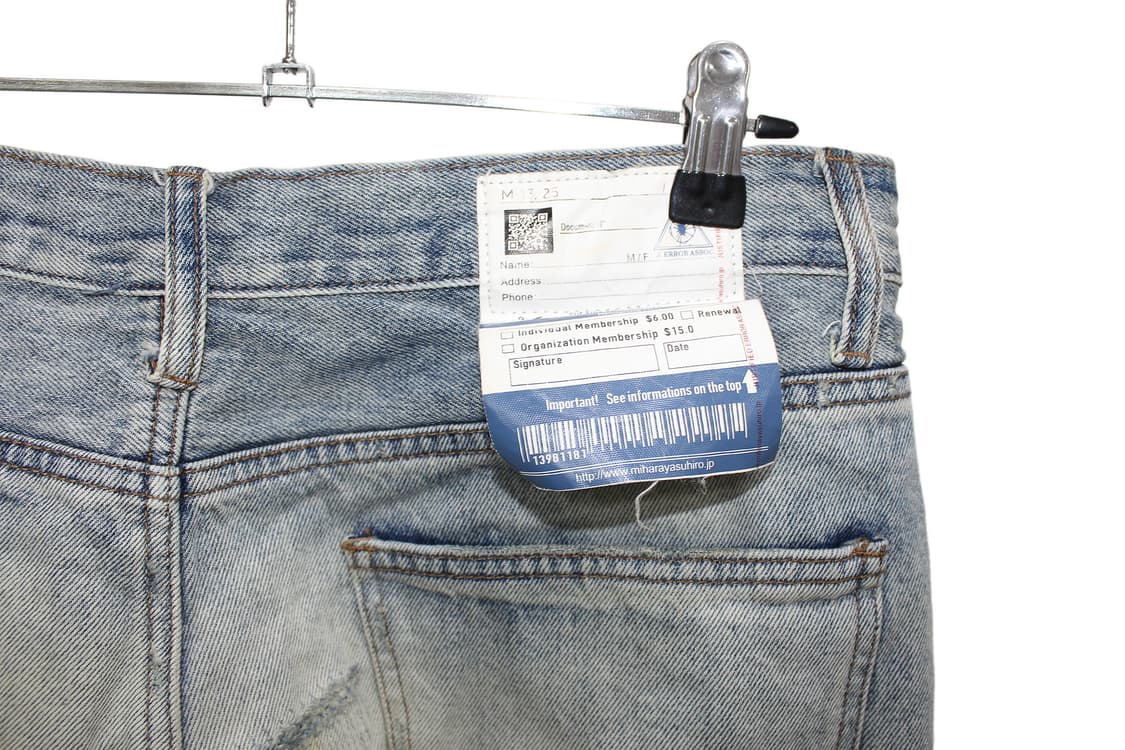 Maison Mihara Yasuhiro 20SS 미하라야스히로 데님팬츠 상품이미지6
