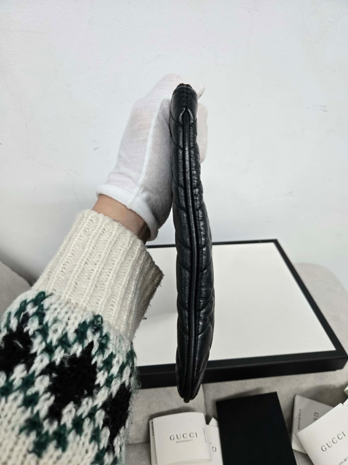 [보증서 정품] 구찌 마몬트 마틀라세 클러치백 상품이미지2