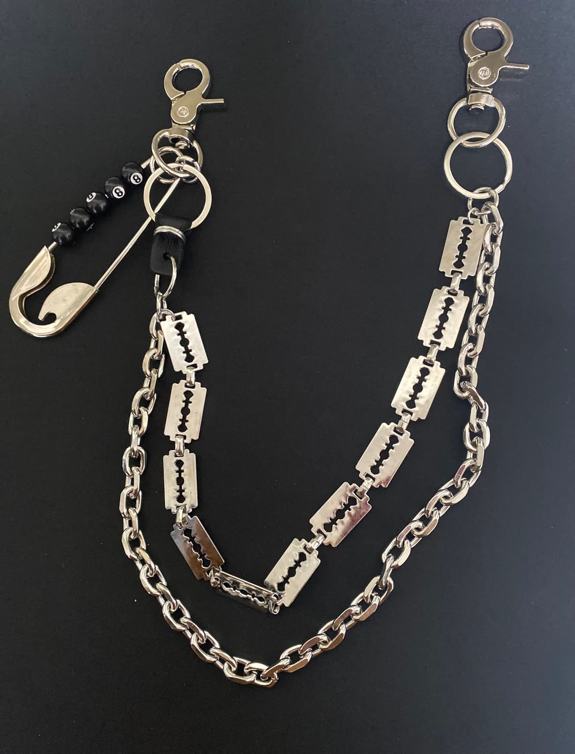 레이저 블레이드 더블 팬츠 체인 상품이미지1