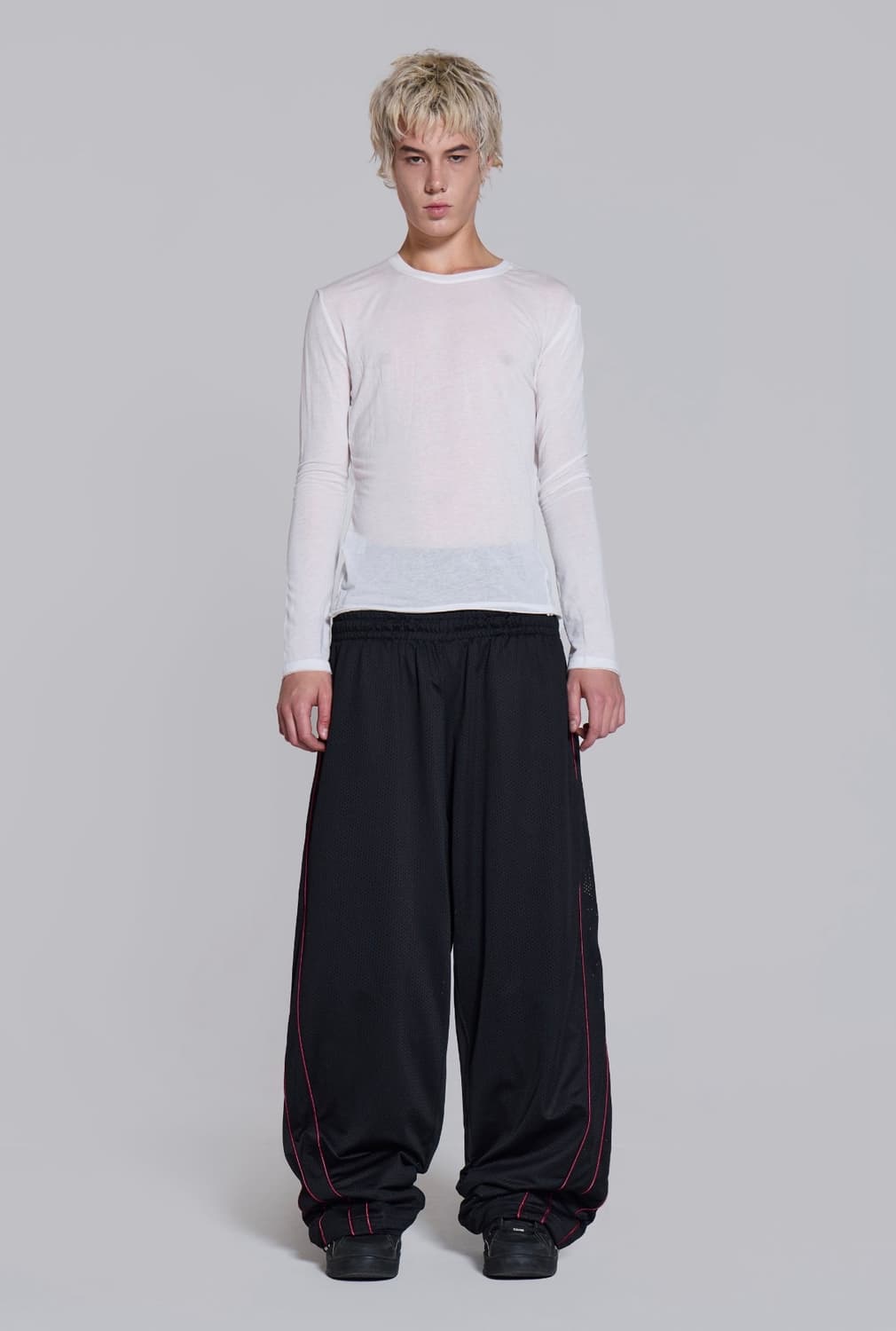 제이디드런던 블랙 매쉬 베이퍼 트랙수트 상품이미지2