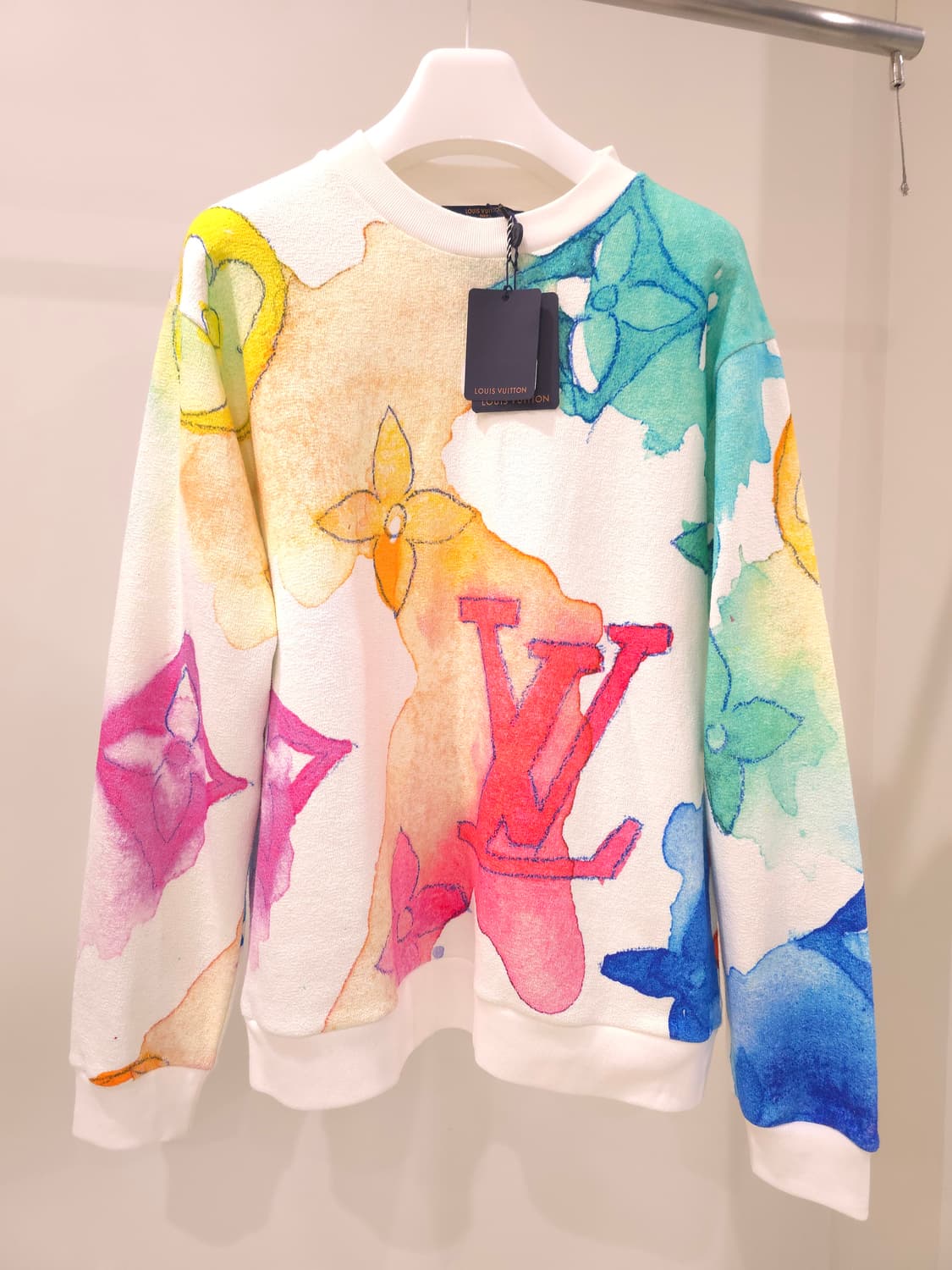 [정품/중고] 루이비통 워터컬러 모노그램 니트 (새상품) 상품이미지1