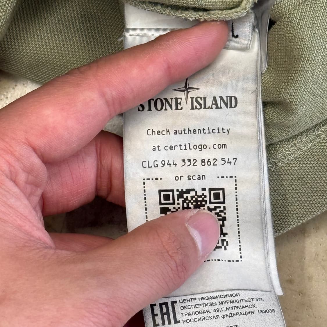 L 스톤아일랜드 카라 반팔티 상품이미지5