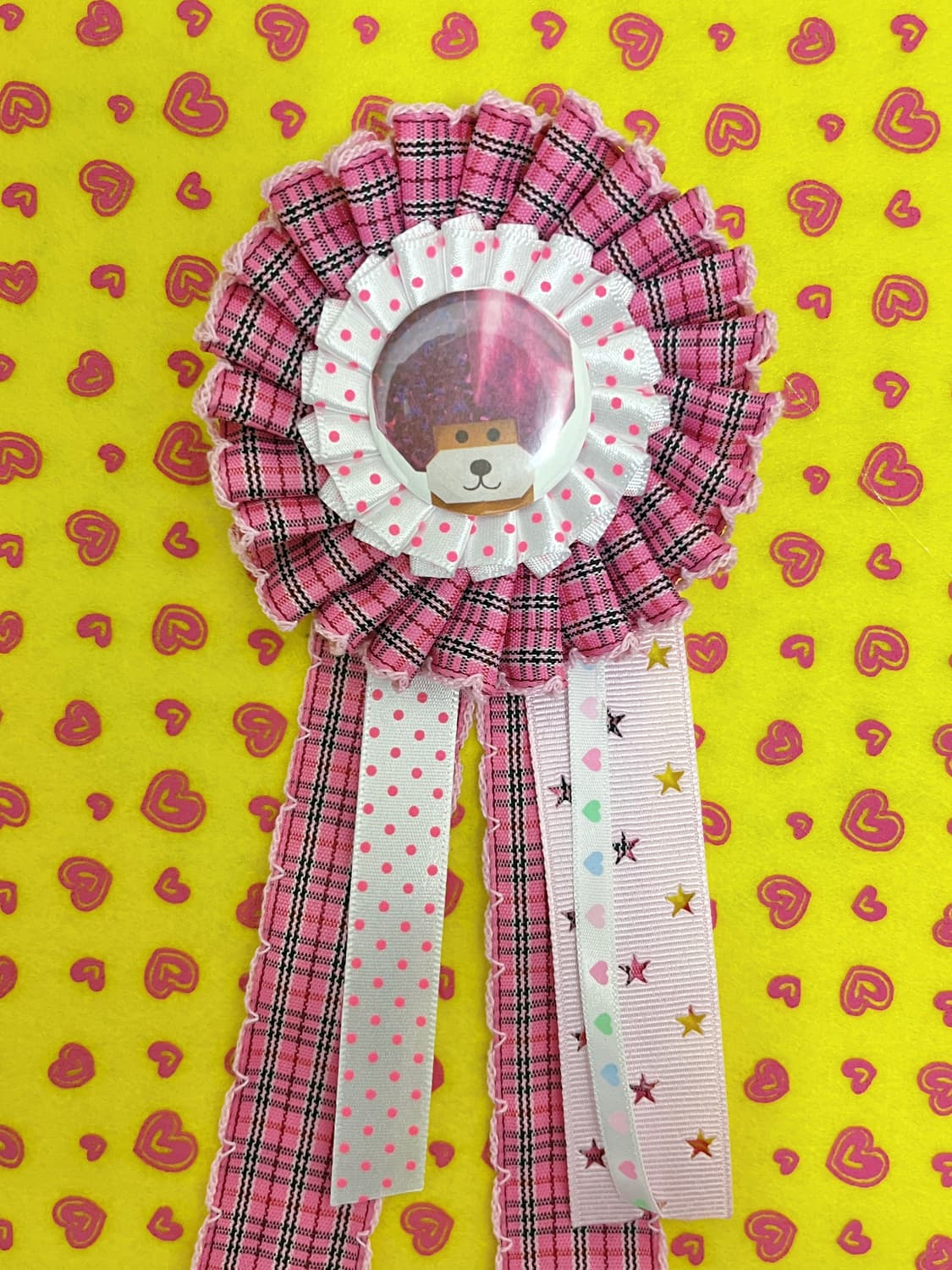 아프로켄 자주색 머리 로제트 👾 상품이미지1