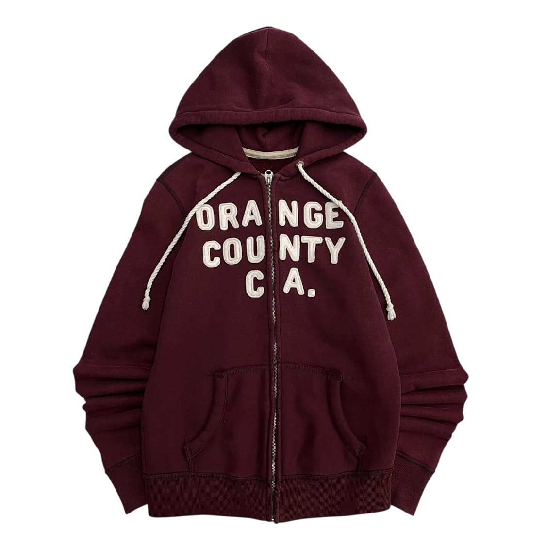 홀리스터 센터로고 와인 후드집업 S 상품이미지2