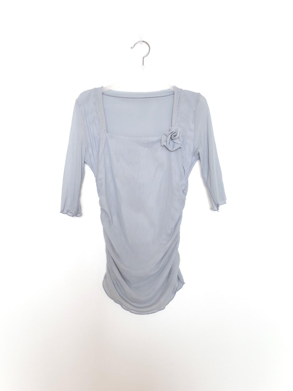 Vintage 스퀘어넥 코르사주 탑 상품이미지4