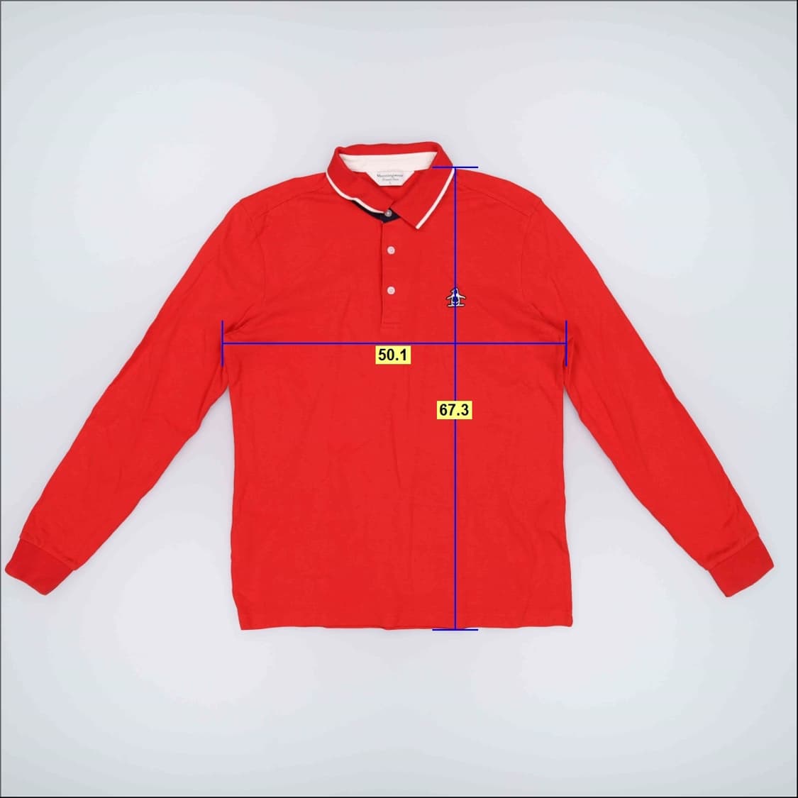 [L] 먼싱웨어 골프 긴팔 카라티 1231H1 상품이미지5