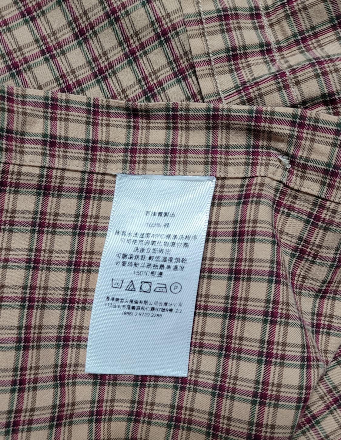 폴로 랄프로렌 여성 잔 체크 남방(XS) 상품이미지6