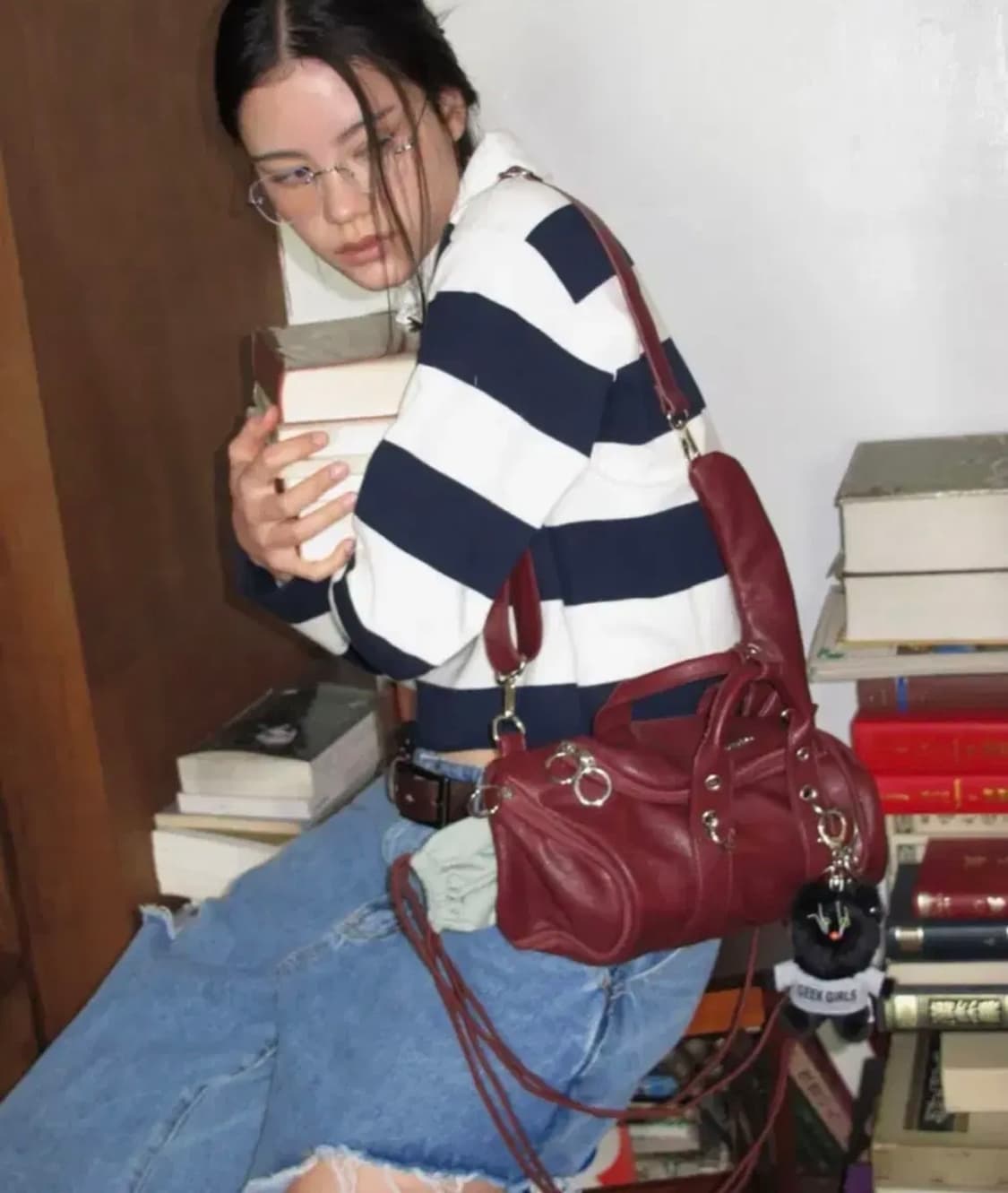 필인더블랭크 Gig 3-way Bag burgandy 상품이미지1