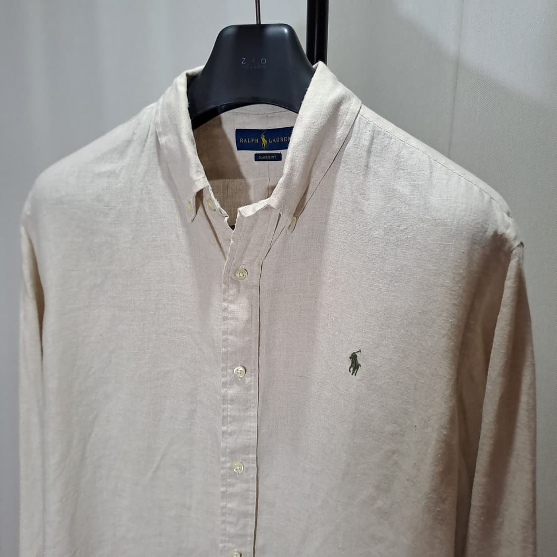  (택포) 폴로 랄프로렌 오트밀 린넨 셔츠 XXL B872 상품이미지2