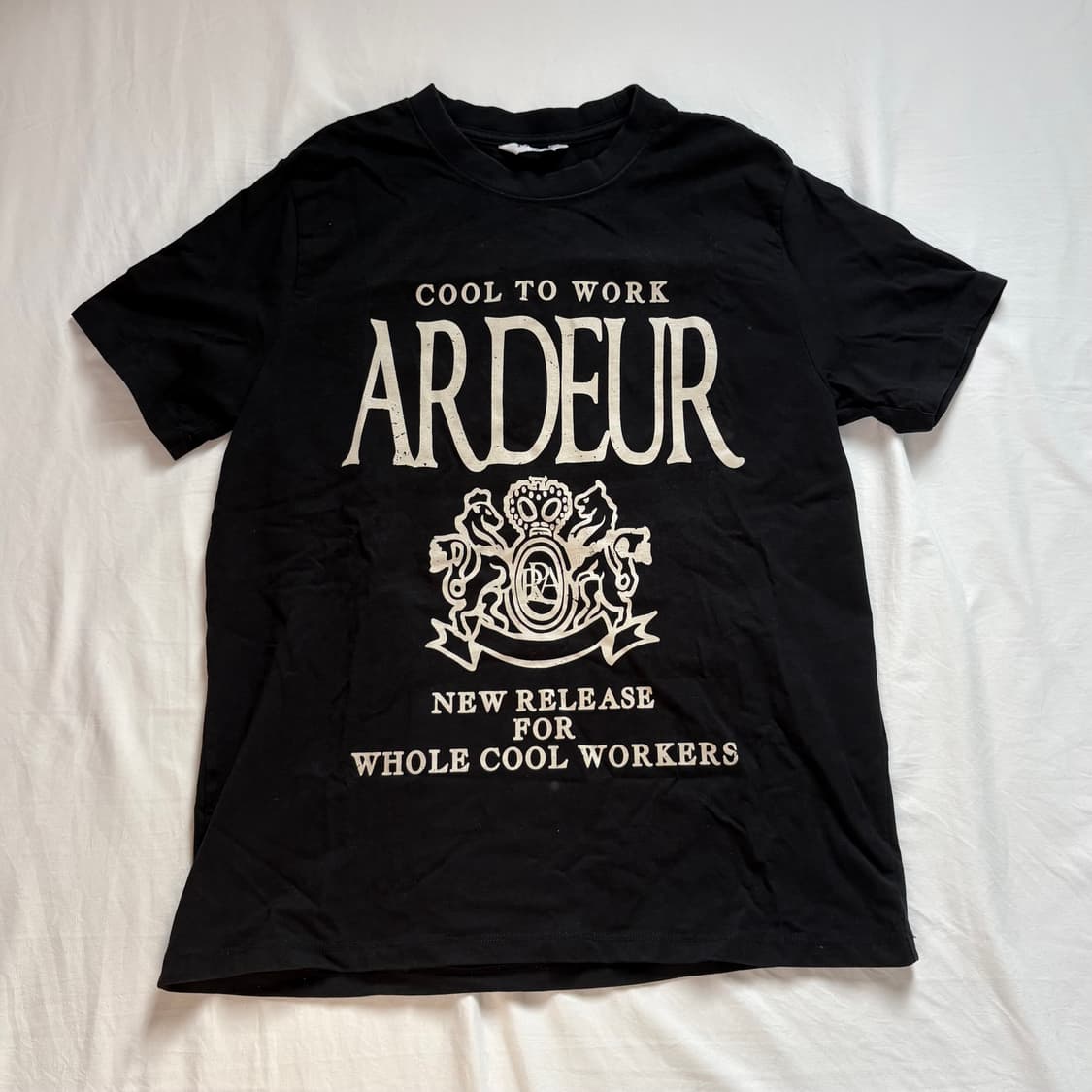 프렌다 Ardeur crewneck tee 블랙 상품이미지2