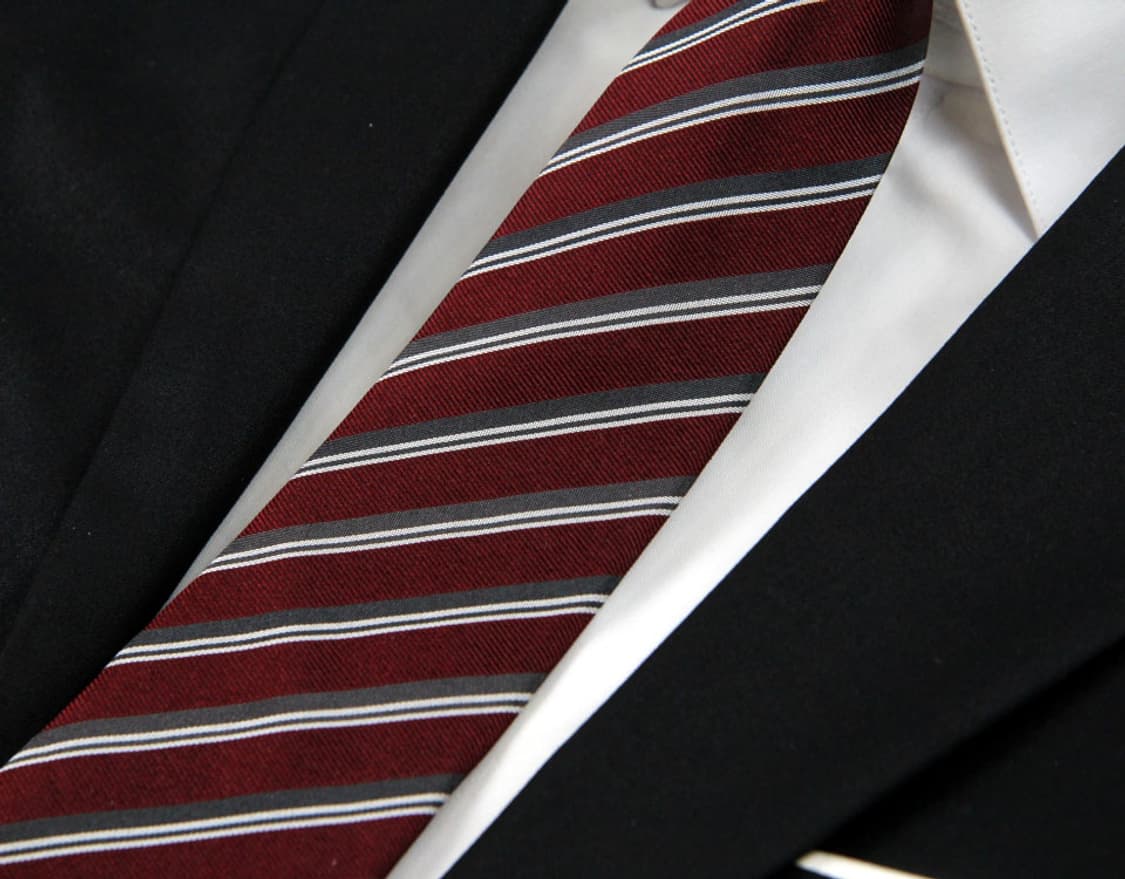 디올 8cm A등급 신형 와인 사선 남자 명품 넥타이 상품이미지5