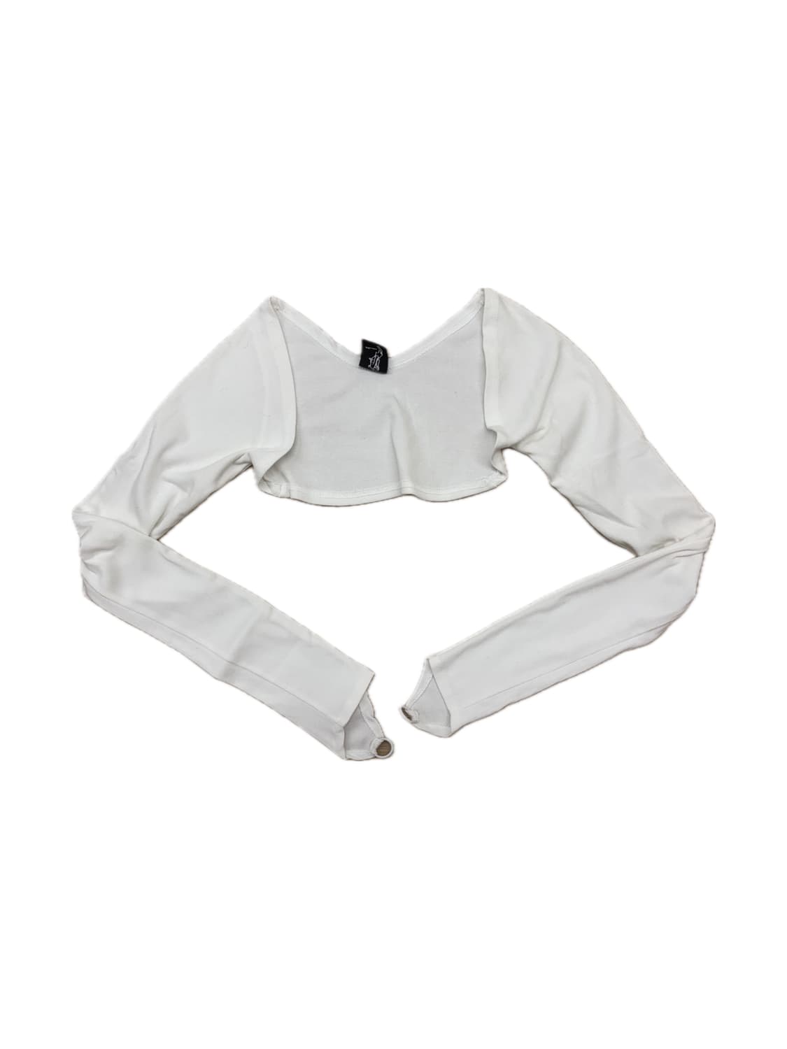 나체 가터 홀터 탑 / 볼레로 화이트 세트 판매 상품이미지3