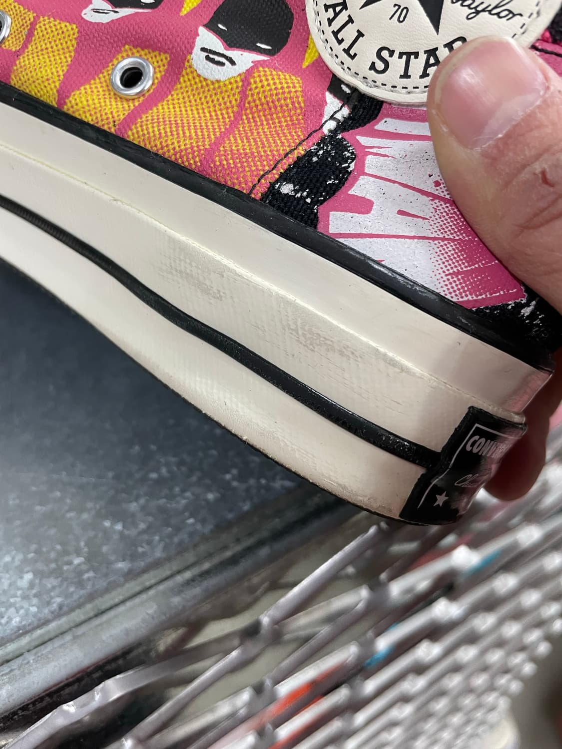 컨버스 X 배트맨 척 70 하이 블랙 245 상품이미지7