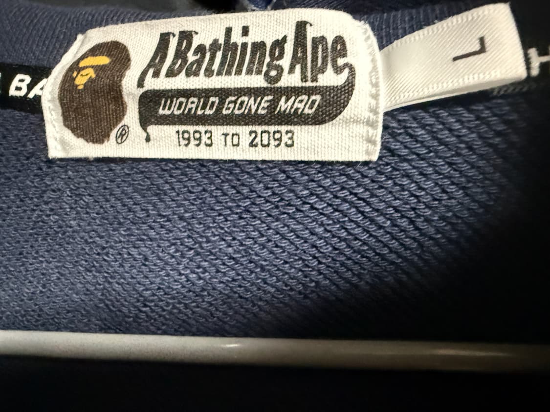 (L) 베이프 X 사시코 걸스 카모 릴렉스드핏 후드집업 상품이미지3