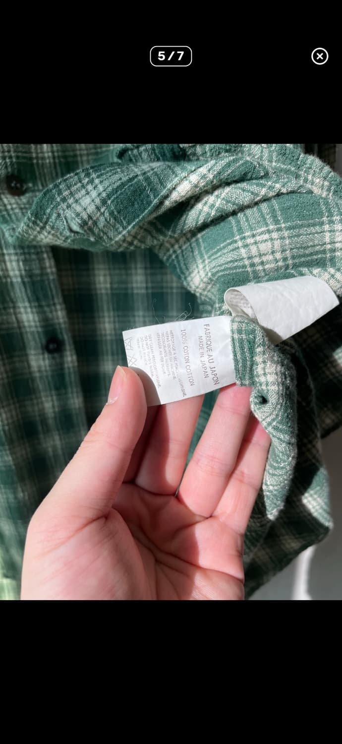 요지야마모토 ysformen 체크 여름셔츠 상품이미지5