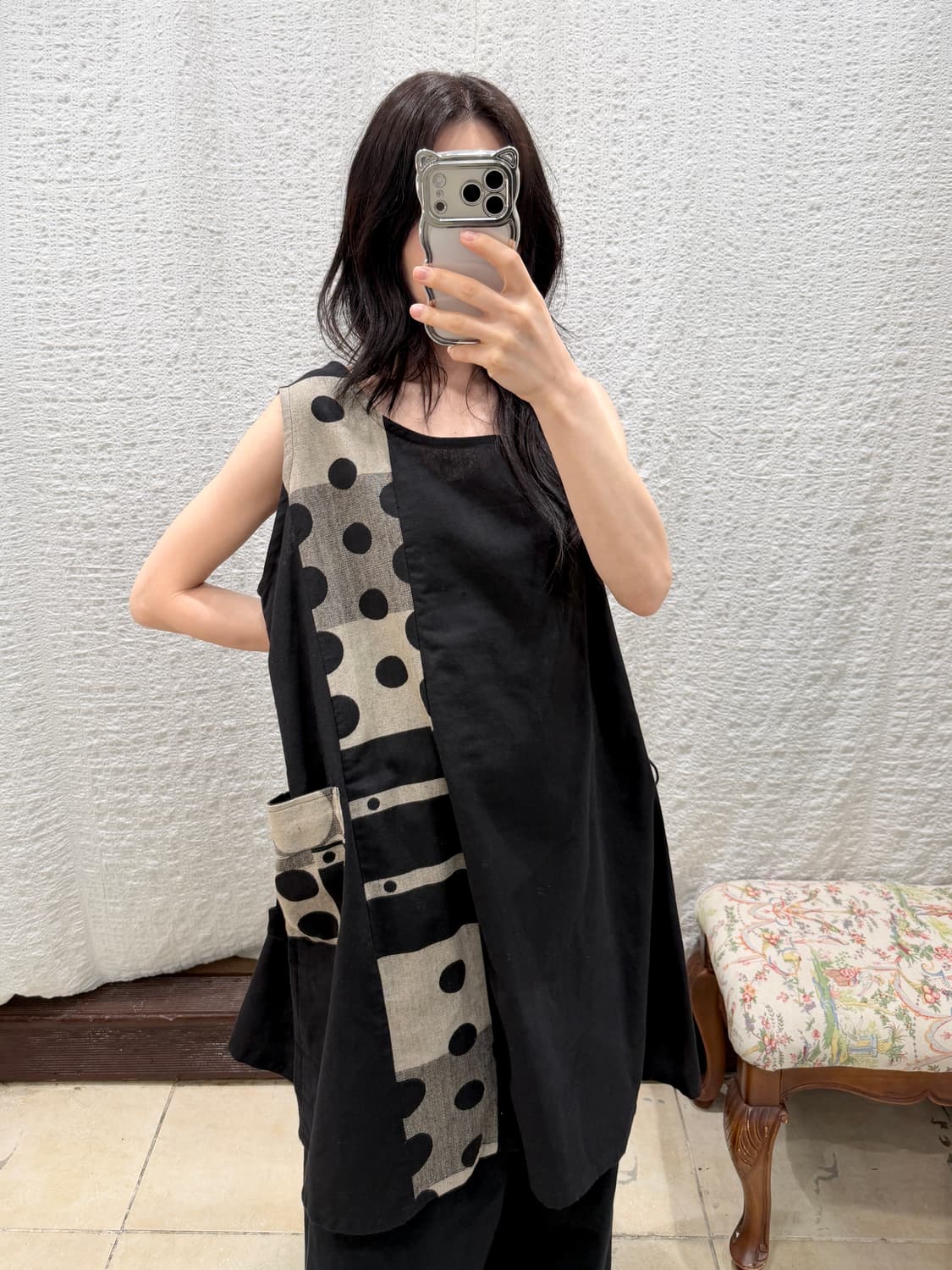 Polka detail black ops 상품이미지3