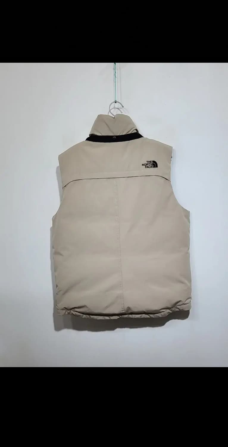 (100) 노스페이스 구스다운 패딩조끼 베이지 거위털 베스트 집업  상품이미지6
