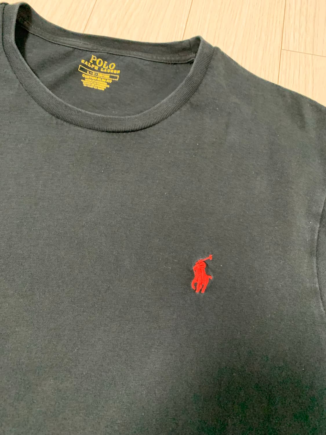 폴로 랄프로렌 블랙 반팔 티셔츠 상품이미지2