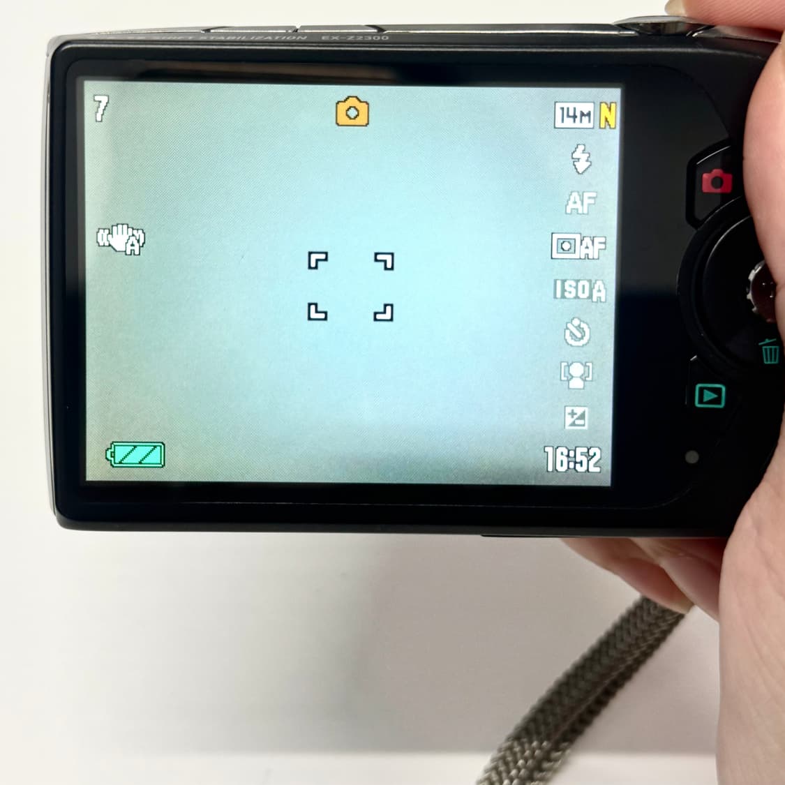 카시오 엑슬림 ex-z2300 아일릿 모카 빈티지 디카 상품이미지8