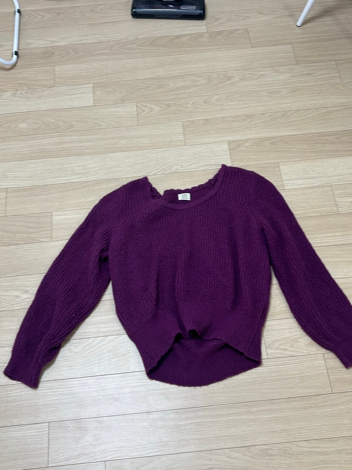 레터프롬문 플럼 니트 상품이미지1