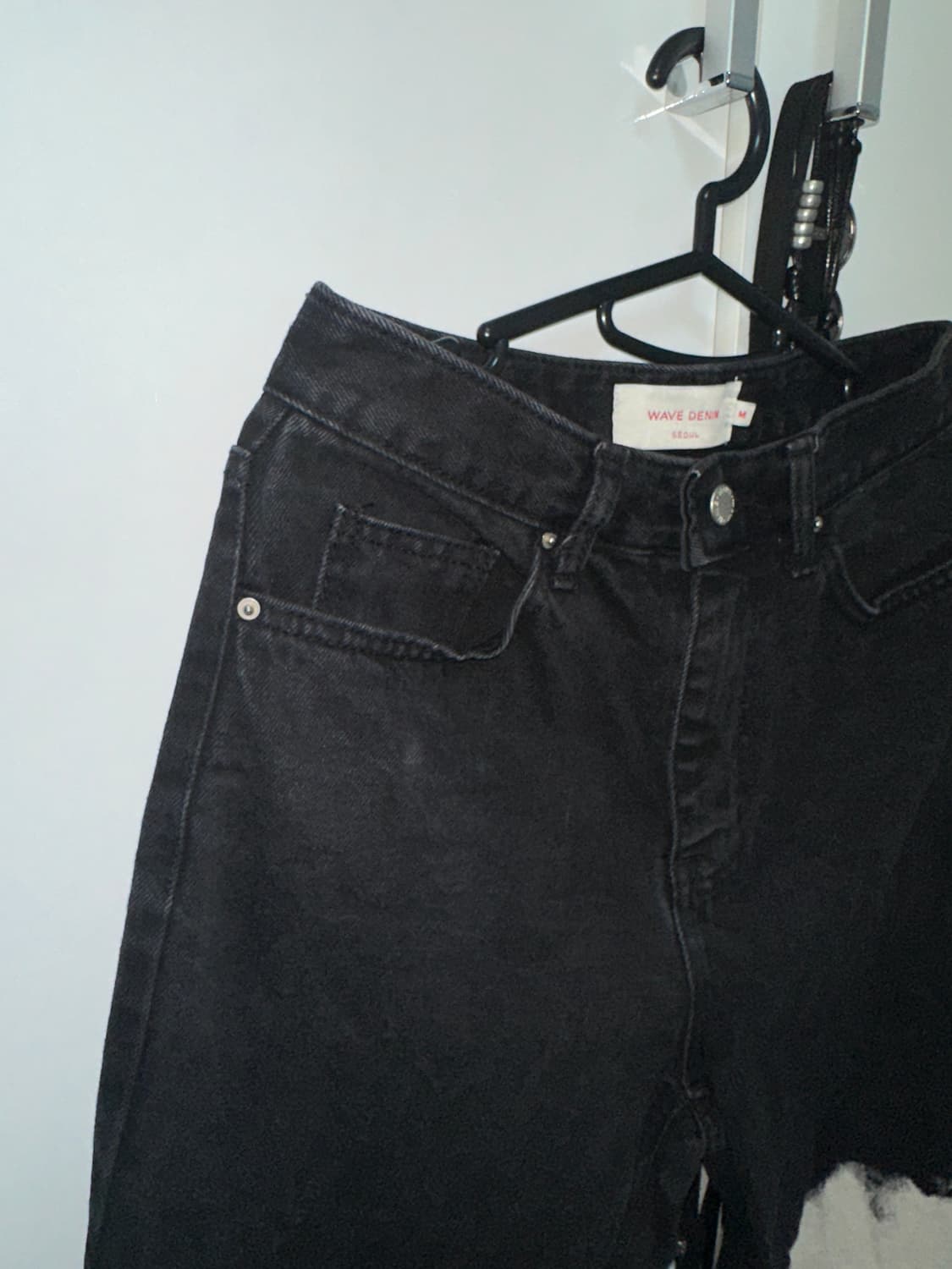 니 블리치 일자 데님 팬츠 상품이미지4