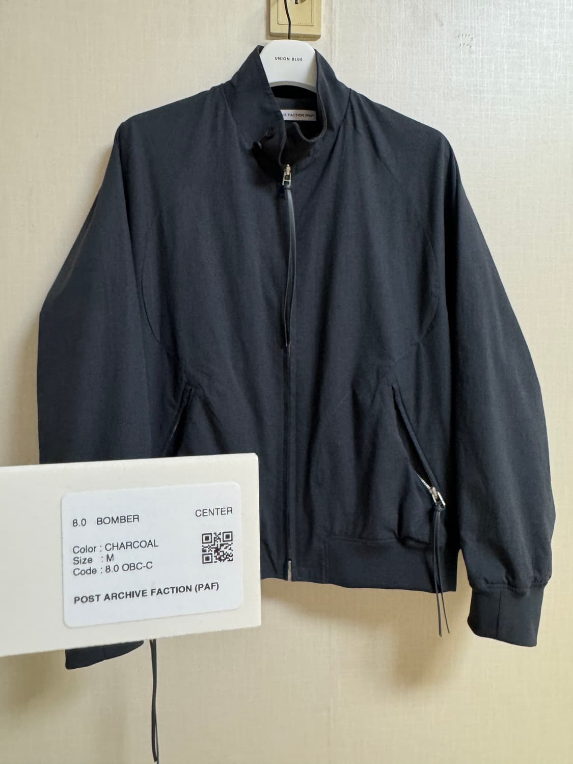 포스트아카이브팩션 8.0 BOMBER CENTER (CHARCOAL) 상품이미지6