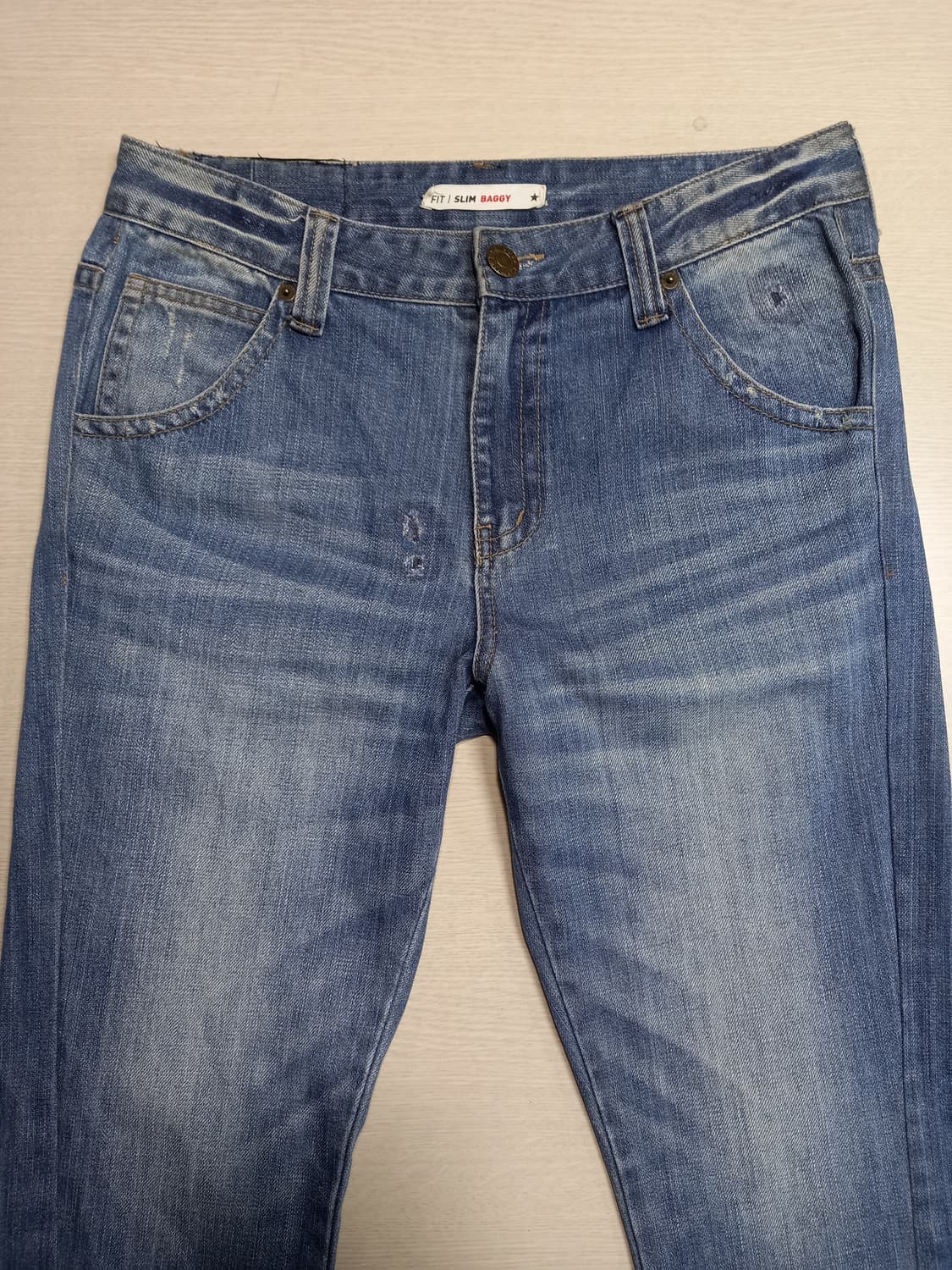 30 CONVERSE 데미지워싱 슬림일자 리페어진 30-229 상품이미지3