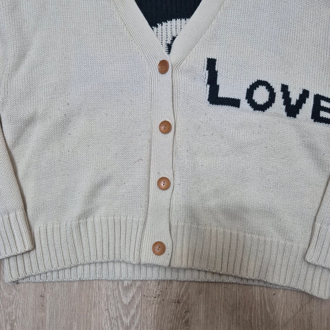 지고트 여성 브이넥 니트 가디건 상품이미지3