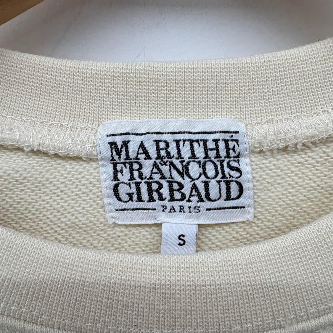 마리떼 프랑소와 저버 맨투맨 아이보리 여S 상품이미지3