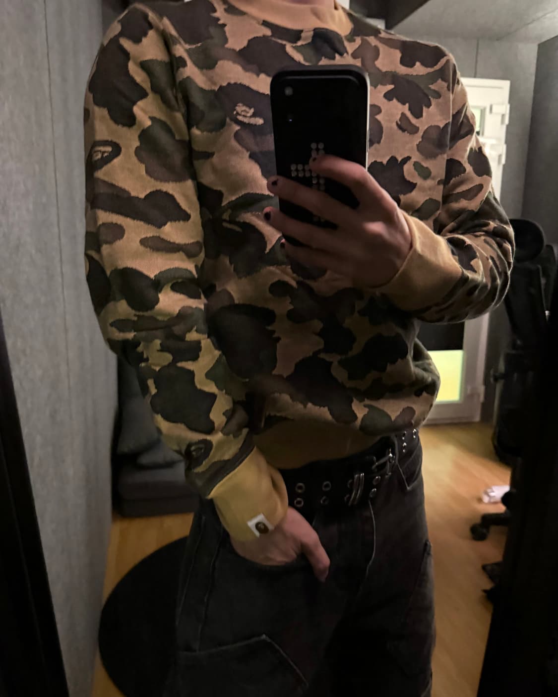 Bape 베이프 카모 맨투맨 상품이미지2
