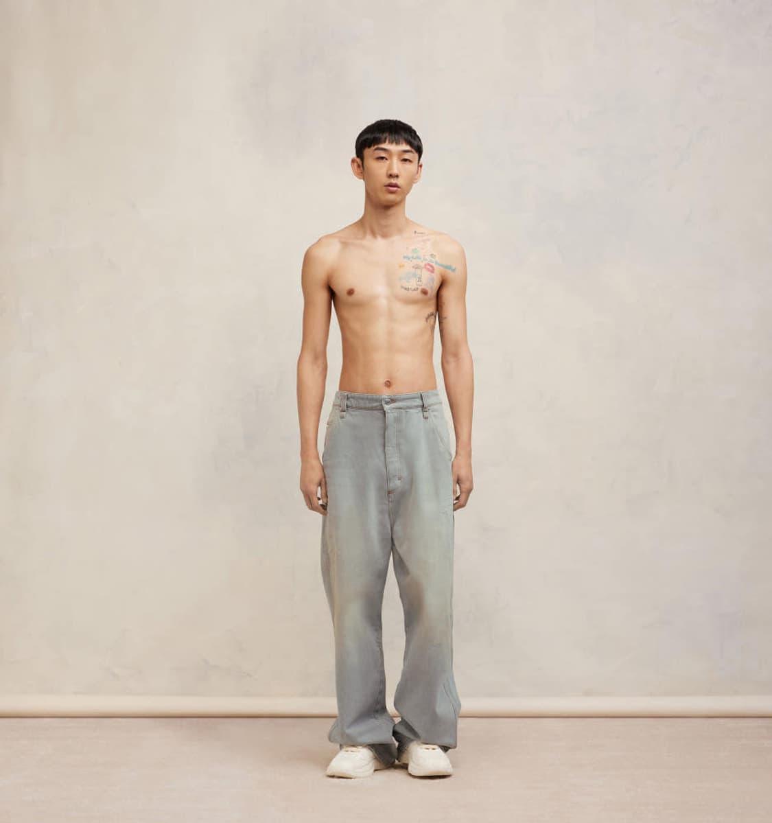 아미 배기핏 데님 빈티지 그레이(32, 새상품) 상품이미지2