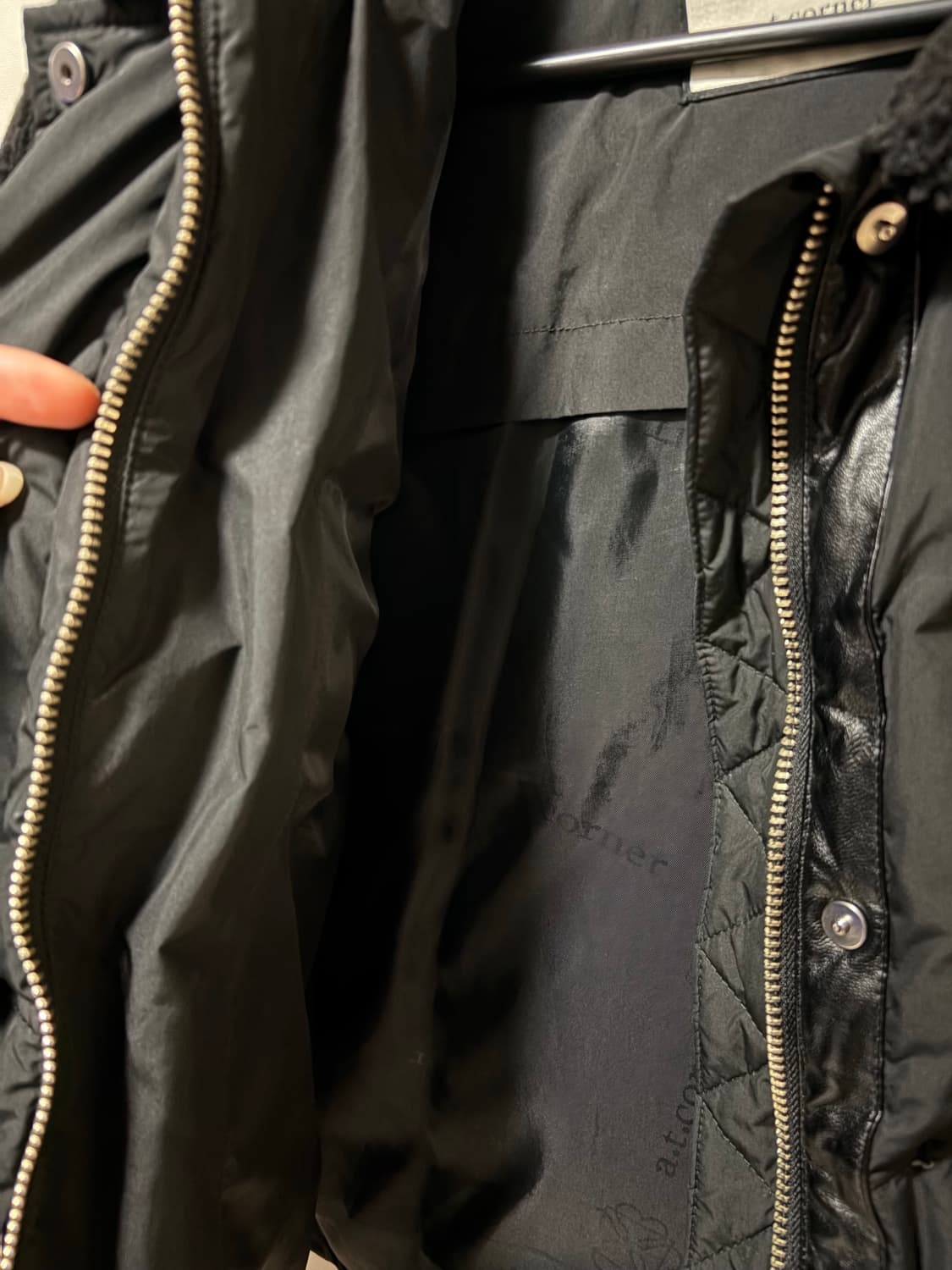 a.t.corner 블랙 패딩 상품이미지5