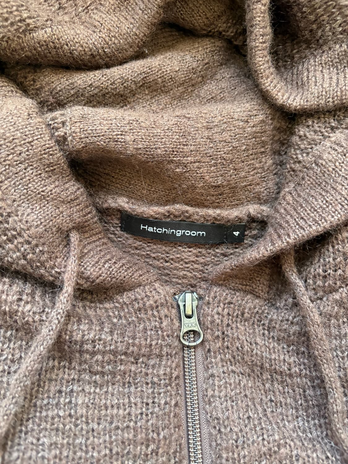 헤칭룸 모헤어 니트 후드 4사이즈 상품이미지2