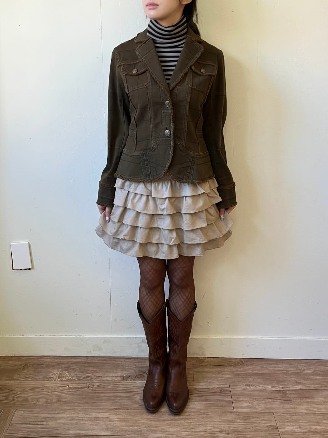 PINORE 아카이브 브라운 자켓 상품이미지5