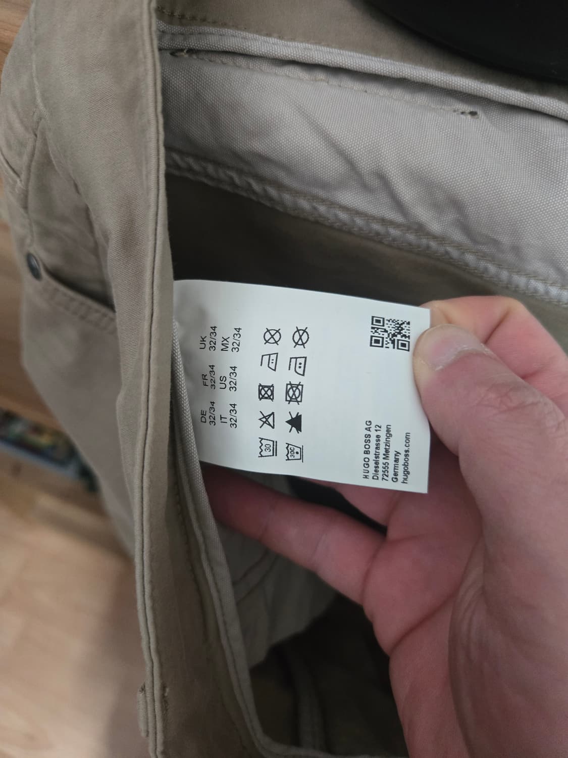 휴고보스 치노팬츠 32 상품이미지3